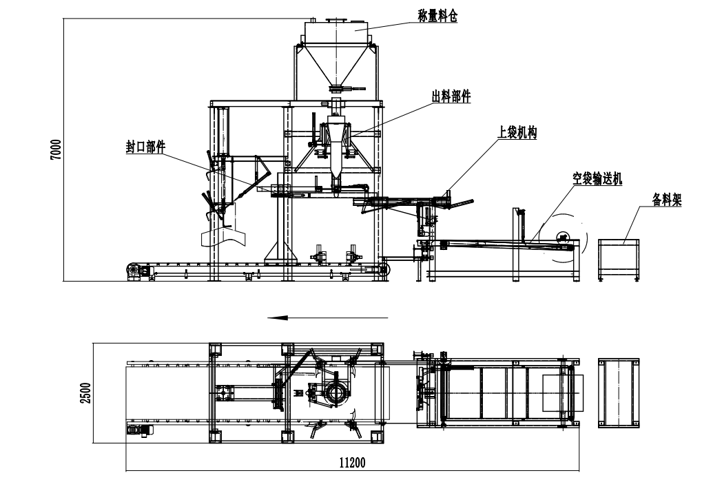 全自動噸袋包裝秤，全自動噸袋包裝機(jī)，全自動大袋包裝秤